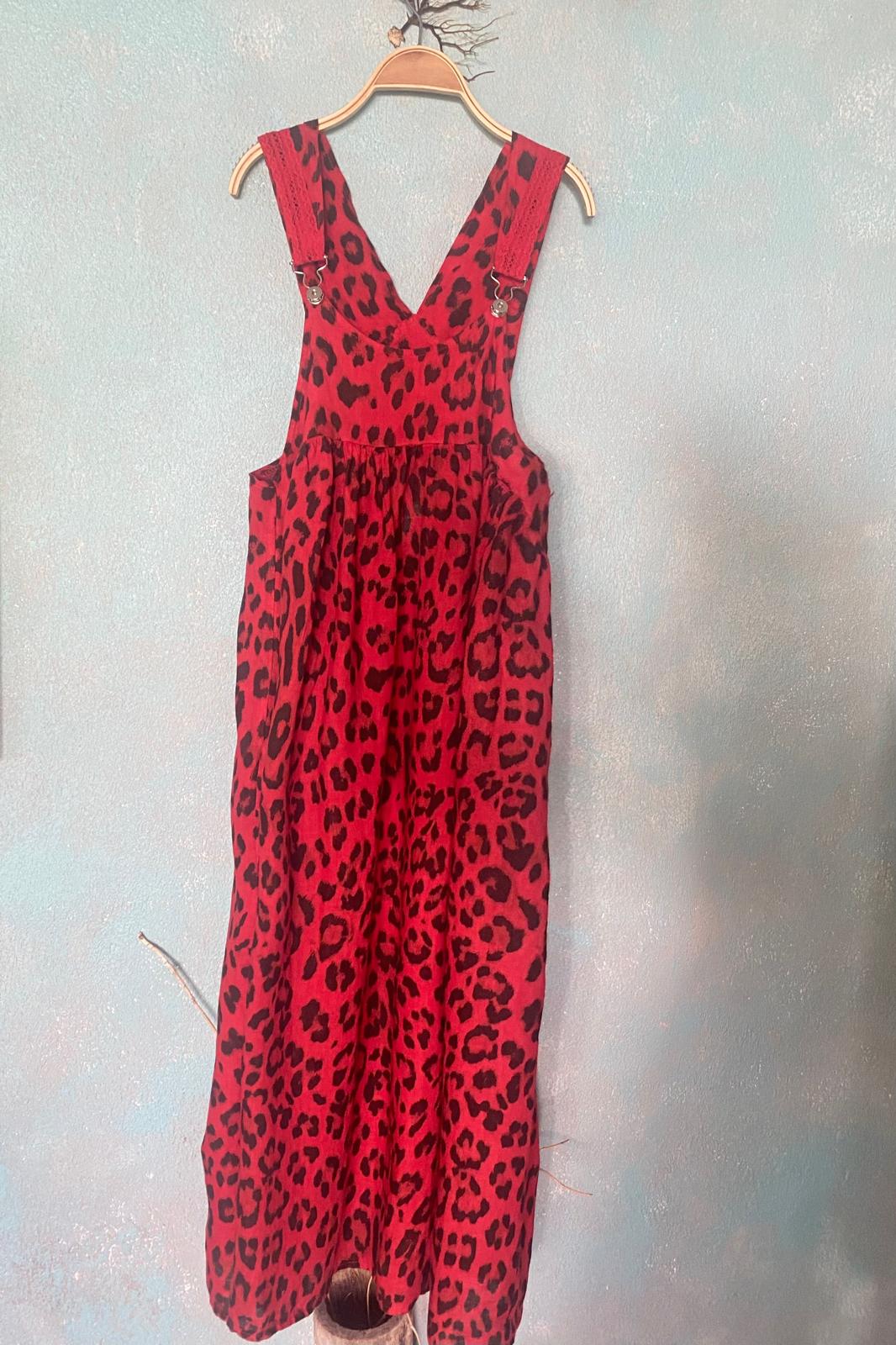 Saia Jardineira Print