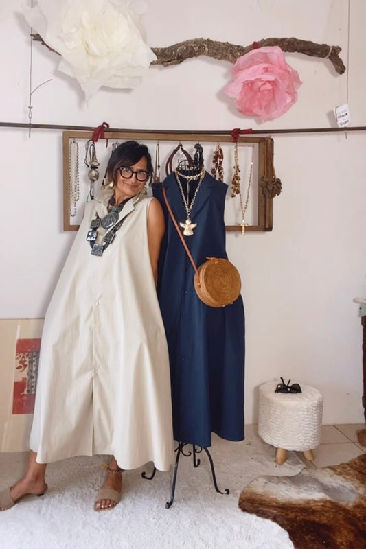 Vestido Celeste